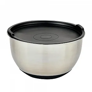 Миска для смешивания Kesper 90896 26 см 15 см нержавеющая сталь серебристая черная - Фото 1