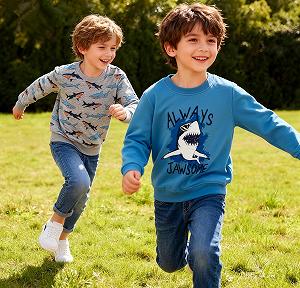 Толстовка SOIBEEN Детская Милая Пуловеровая Рубашка 2 шт. Пуловер с круглым вырезом, длинный рукав, повседневная одежда, весенняя осенняя хлопковая толстовка 1-10 лет synthetic.ua - Фото 1