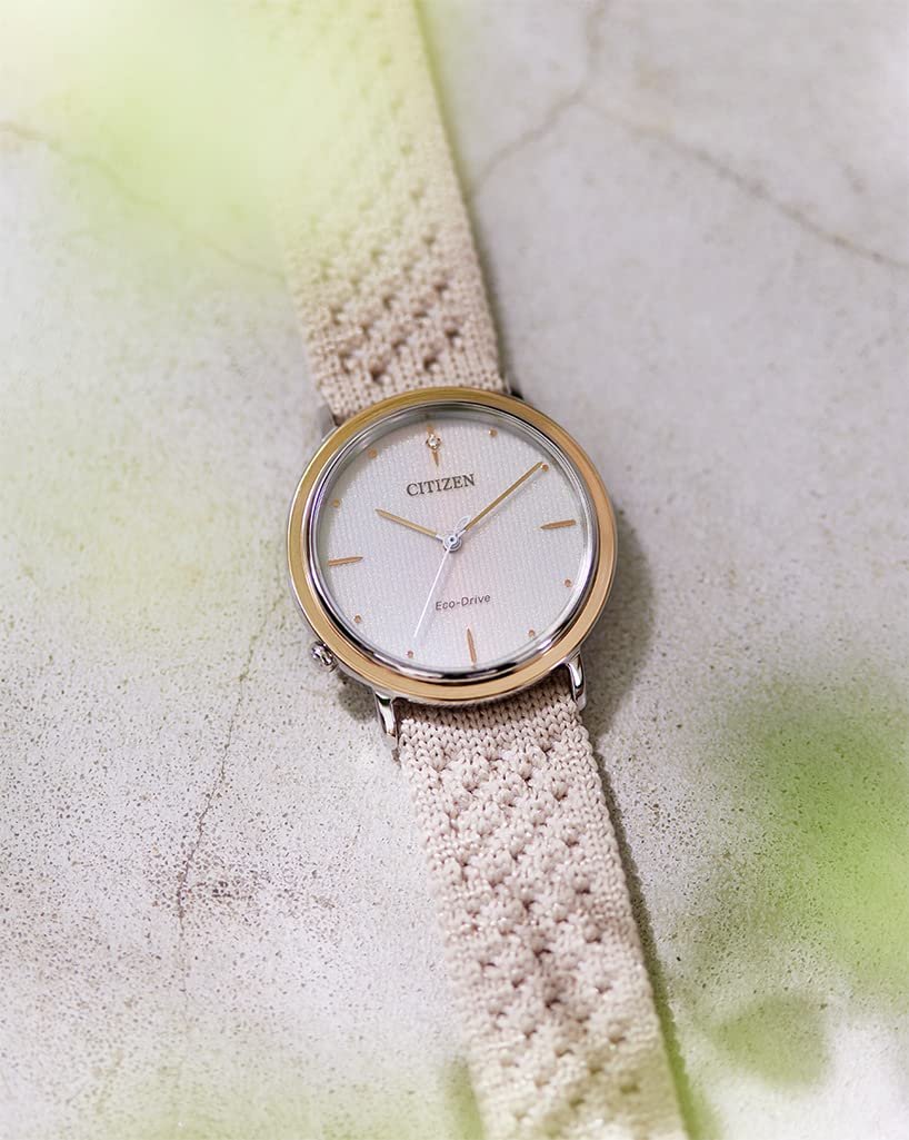 Женские аналоговые часы Citizen Ambiluna Collection с тканевым ремешком L, фото №5