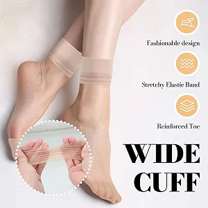 12 пар прозорих нейлонових панчіх для жінок synthetic.ua - Фото 1