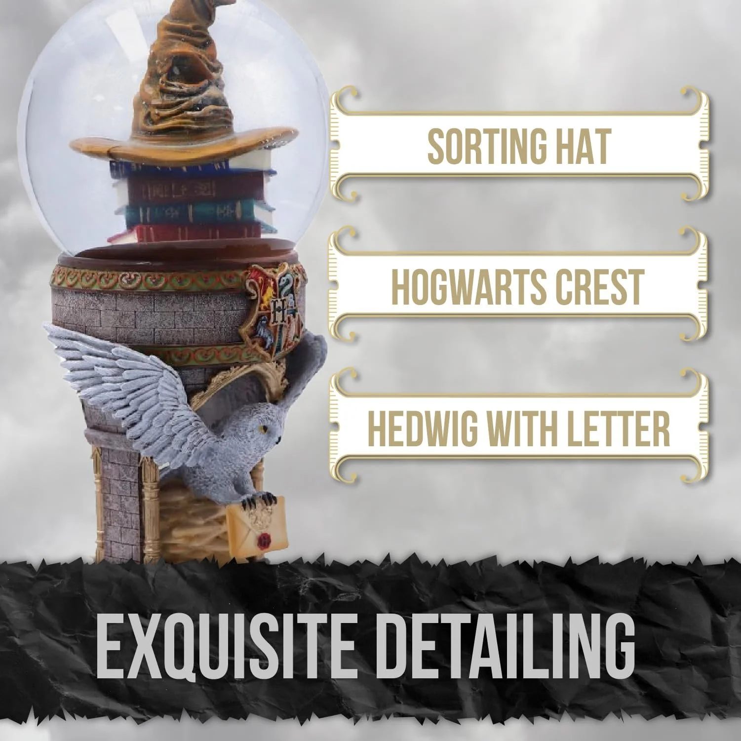 Снігова куля Harry Potter First Day Hogwarts 19.5 см, фото №5