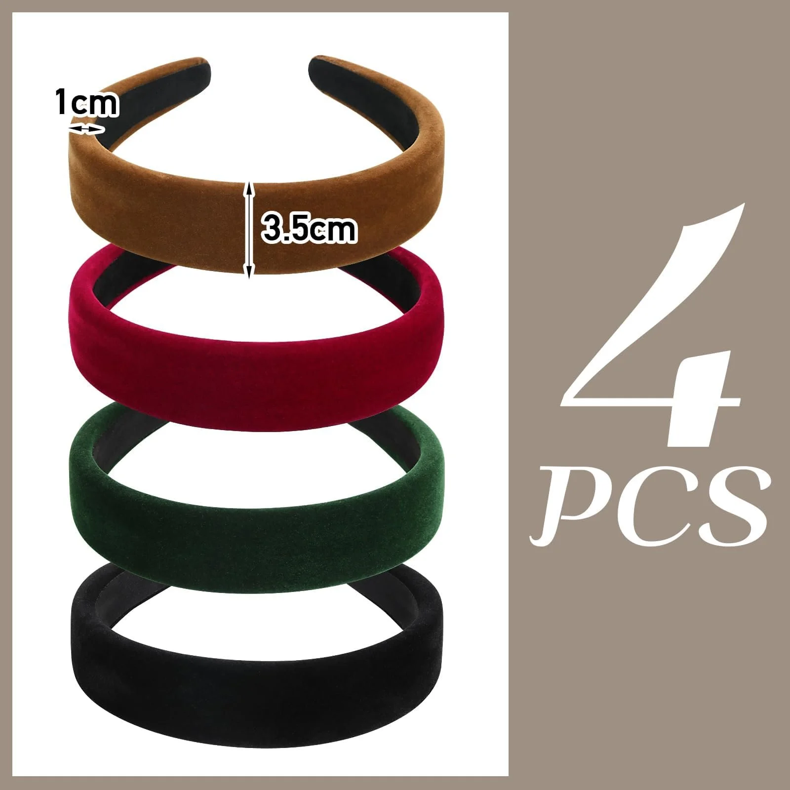 Обруч для волосся Оксамитовий, фото №2