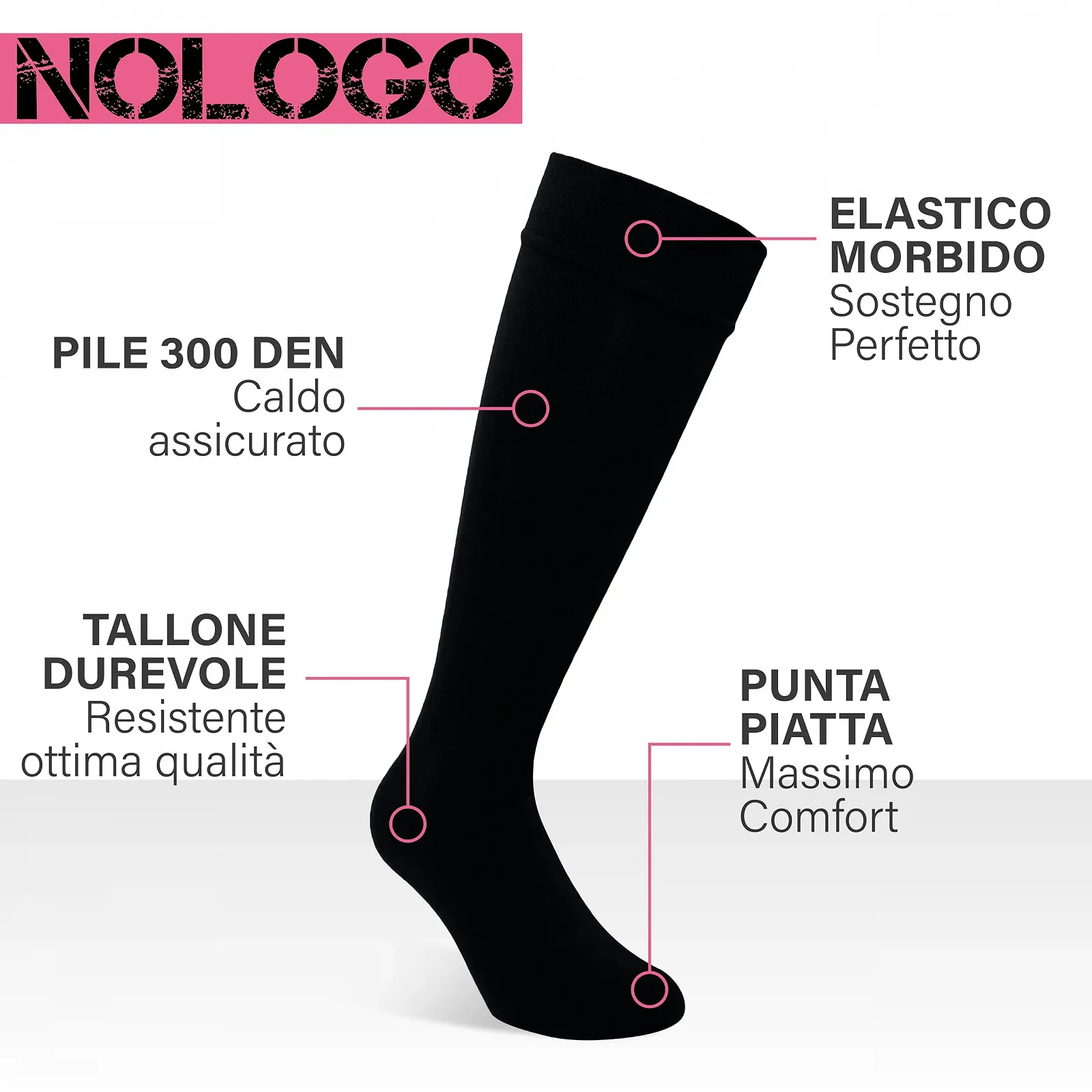 Шкарпетки Nologo Vancouver Жіночі, фото №2 Шкарпетки Nologo Vancouver Жіночі, фото №2