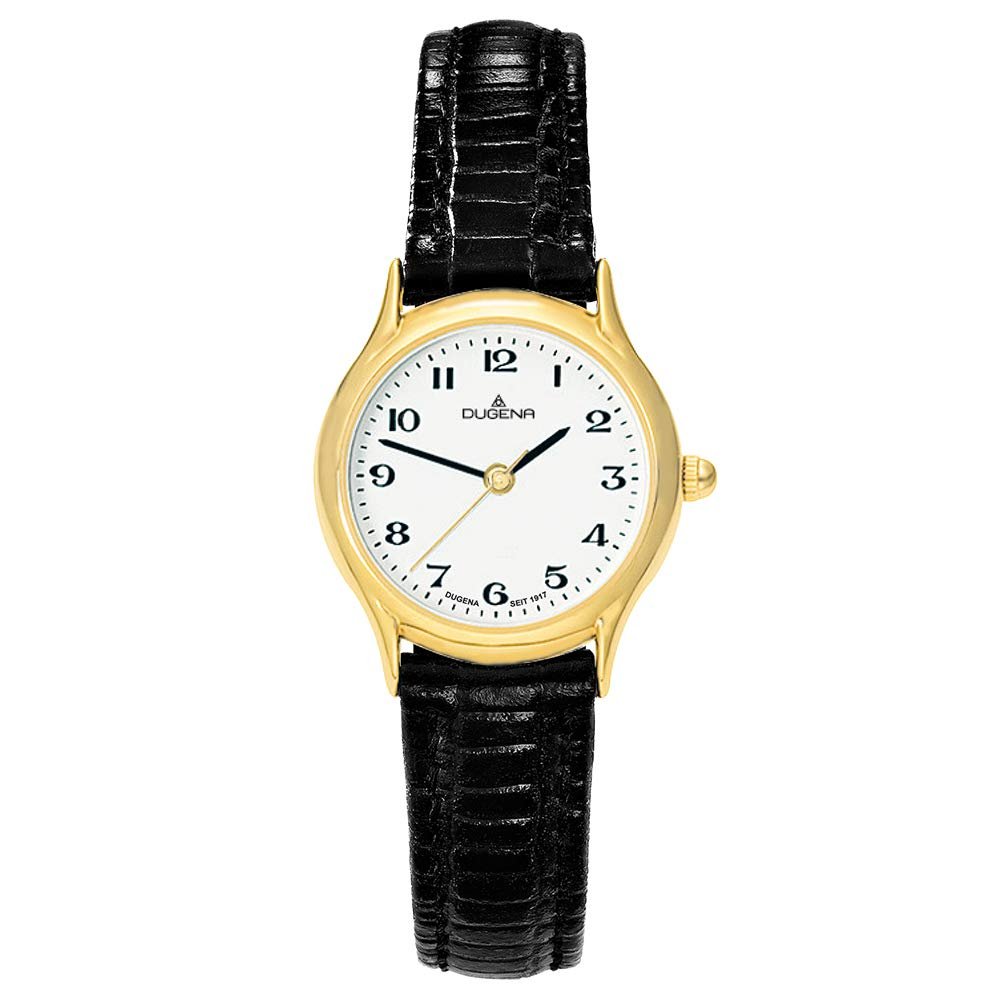 Женские часы Кварцевые Dugena Vintage Черный / Белый Ремешок, фото №1
