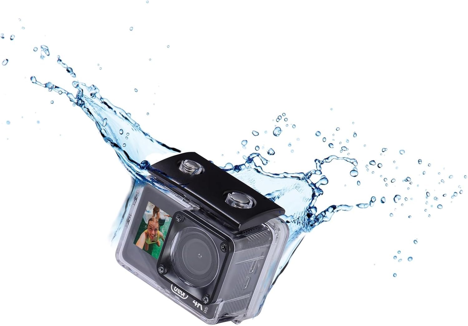 Екшн-камера Trevi GO 2550 4K / 50Мп / 4К / 120fps / Wi-Fi / Вологозахищена / Чорна, фото №6