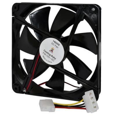 Кулер для корпуса Cooling Baby 14025S Black, фото №1 Кулер для корпуса Cooling Baby 14025S Black, фото №1