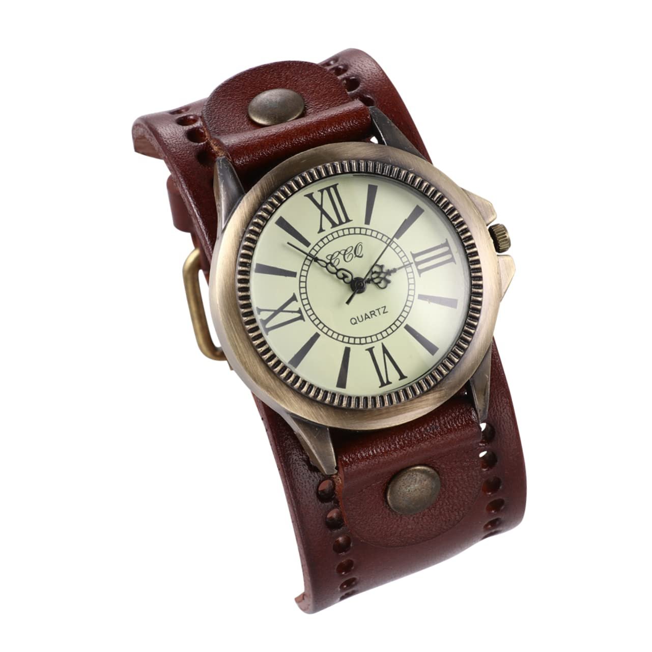 Часы Женские PartyKindom Ретро Кварцевые с Римскими Цифрами, фото №1