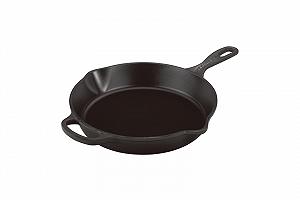 Сковорода гриль Le Creuset Signature 20187260000422, чавунна, висока, 26 см, 2 літри, матовий чорний - Фото 1