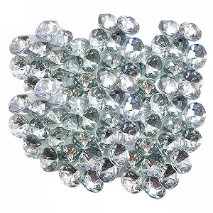 Декоративні акрилові кристали Прозорий Акрилові діаманти для весільної вечірки DIY прикраси Наповнювач для столу для ваз - Фото 1