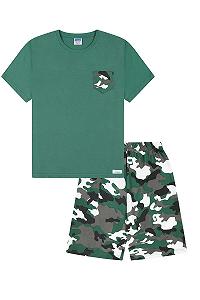 Комплект пижам для мальчиков Камуфляж Хлопок - Фото 1