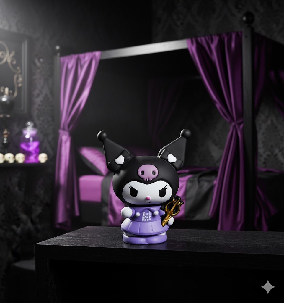 Фігурка Kuromi вінілова дитяча іграшка 9 см, фото №1 Фігурка Kuromi вінілова дитяча іграшка 9 см, фото №1