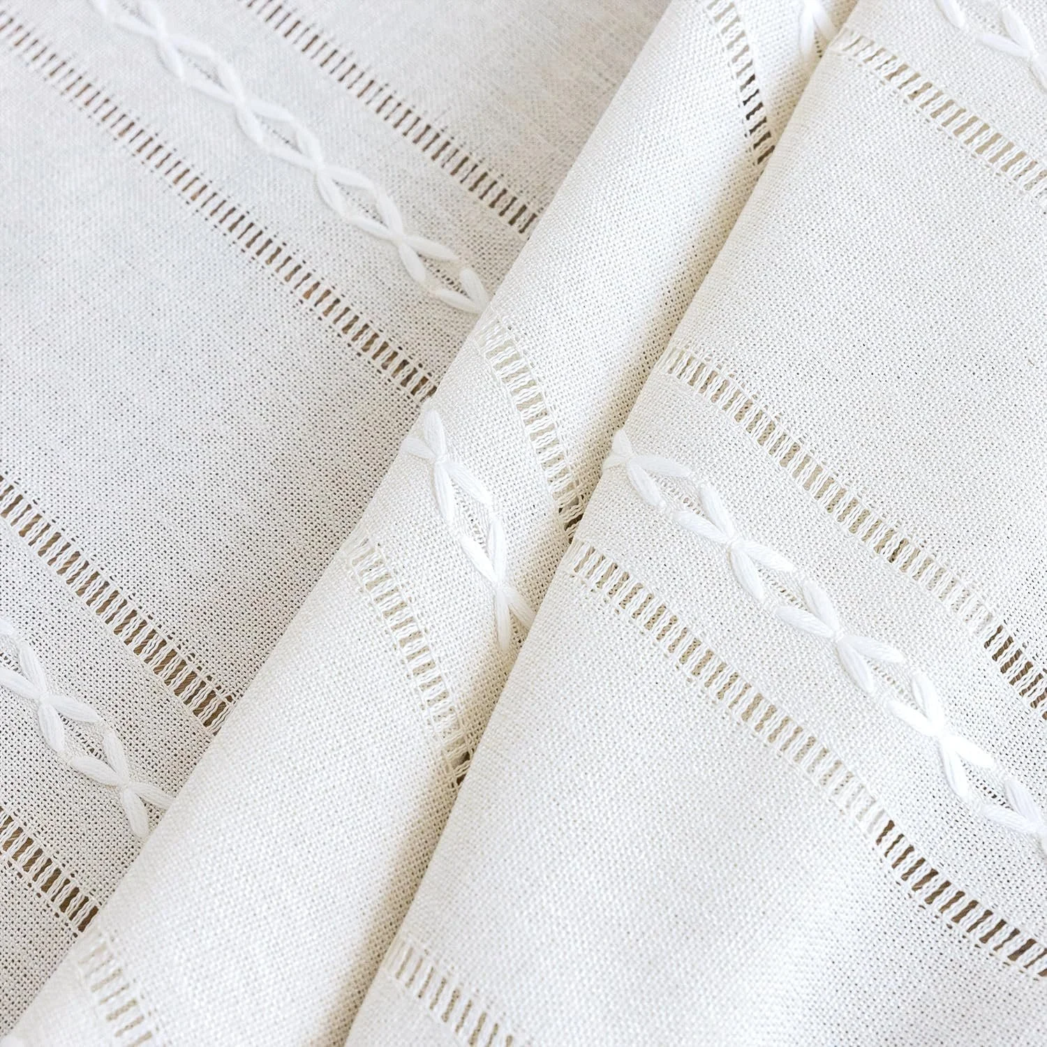 Ранер для столу Boho Cotton Linen Mesh Modern Outdoor 33 x 160 см Cream, фото №7 Ранер для столу Boho Cotton Linen Mesh Modern Outdoor 33 x 160 см Cream, фото №7