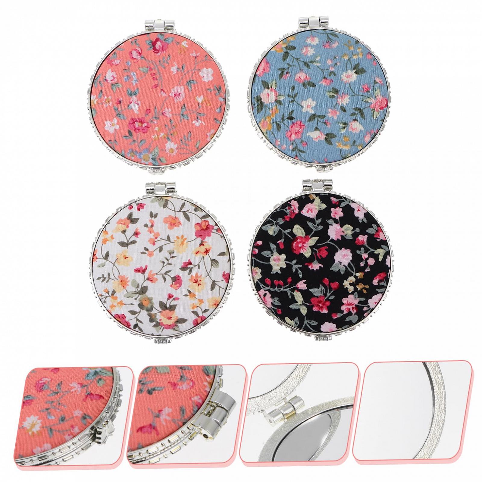 Зеркало Angoily Двухстороннее Мини Тканевая Вышивка Ручное, фото №2 Зеркало Angoily Двухстороннее Мини Тканевая Вышивка Ручное, фото №2