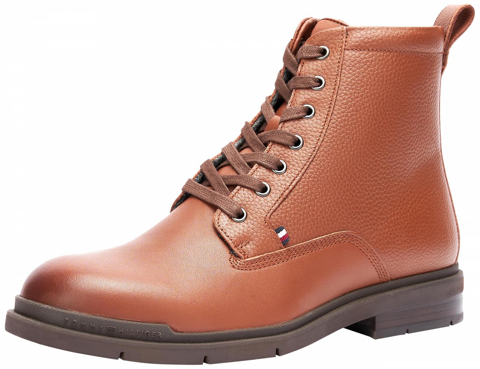 Черевики Tommy Hilfiger Low Boot Warm Шкіряні, фото №1
