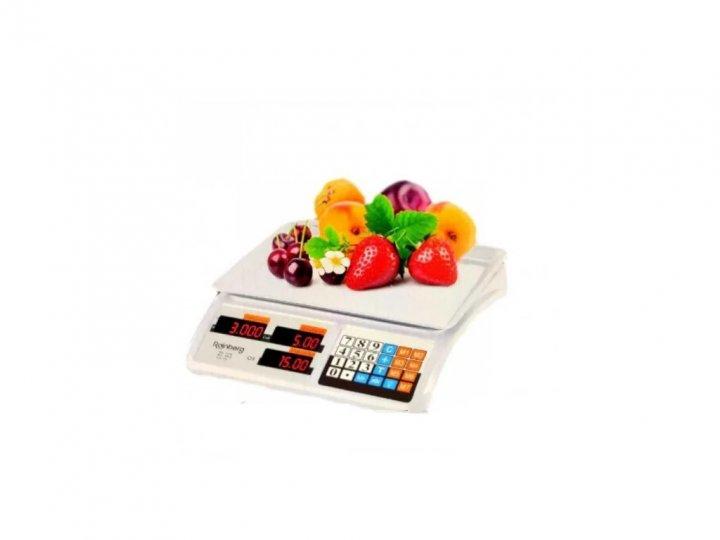 Весы торговые электронные Rainberg RB-310 до 55 кг со счетчиком цены, фото №2 Весы торговые электронные Rainberg RB-310 до 55 кг со счетчиком цены, фото №2