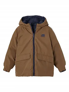 Двостороння Куртка для Хлопчиків Vertbaudet з Капюшоном з Переробленого Поліестеру - Фото 1