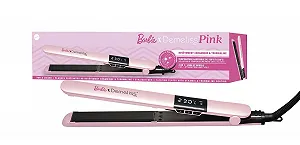 Выпрямитель для волос Demeliss PINK Barbie 2-в-1 керамико-турмалиновые пластины 150-230 °C Розовый - Фото 1