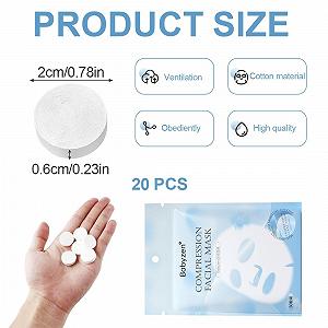 Маска для обличчя WUSJCOF, 20 шт. synthetic.ua - Фото 1