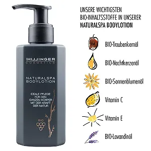 Лосьон для тела HILLINGER COSMETICS Organic с органическим виноградом для мужчин и женщин, 200 мл synthetic.ua - Фото 1