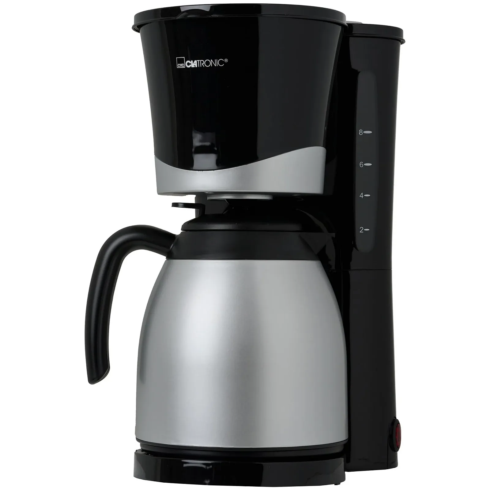 Кофеварка Clatronic KA 3327 с термоколбой на 8-10 чашек кофе, фильтр-кофеварка, 1 литр, черная, фото №8 Кофеварка Clatronic KA 3327 с термоколбой на 8-10 чашек кофе, фильтр-кофеварка, 1 литр, черная, фото №8