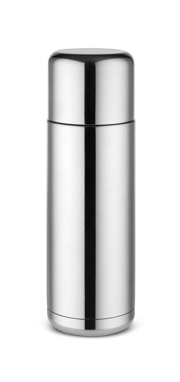 Термос Alessi Nomu NF04 18/10 нержавіюча сталь дзеркальне полірування, термопластична смола, 6.4 x 6.4 x 20 см, сріблястий, фото №1 Термос Alessi Nomu NF04 18/10 нержавіюча сталь дзеркальне полірування, термопластична смола, 6.4 x 6.4 x 20 см, сріблястий, фото №1
