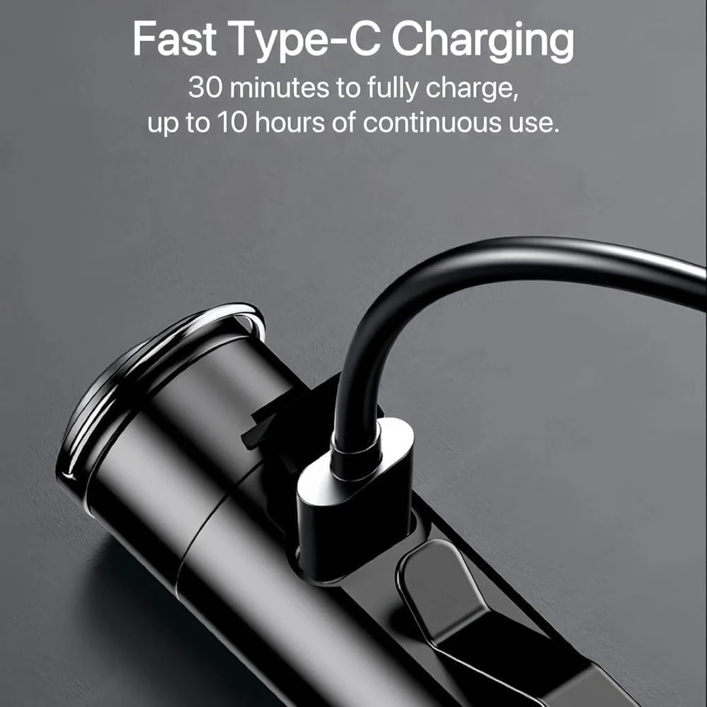 Перезаряджуваний Магнітний Надзвичайно Яскравий Тактичний Ліхтарик Срібний (2 шт), фото №7 Перезаряджуваний Магнітний Надзвичайно Яскравий Тактичний Ліхтарик Срібний (2 шт), фото №7