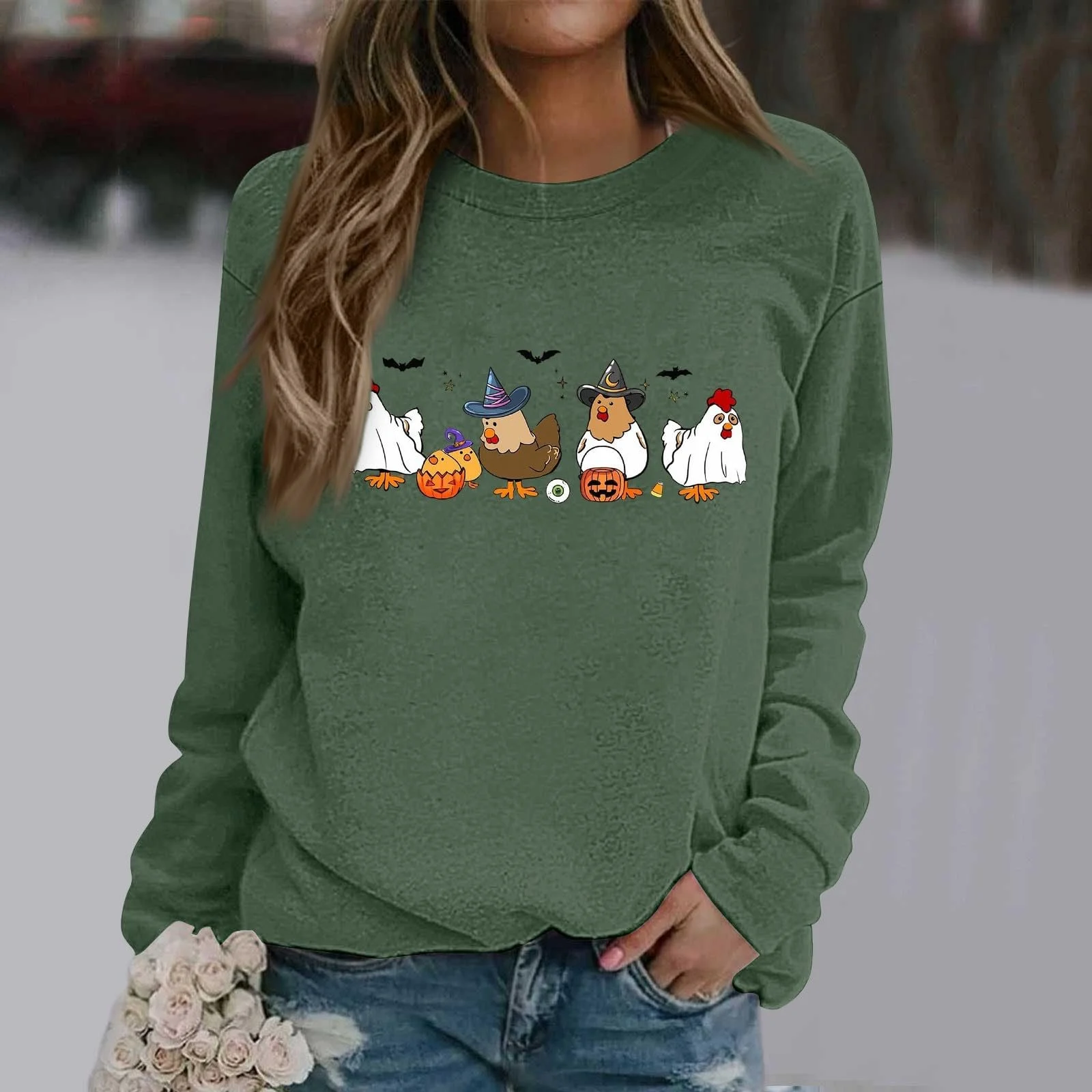 Свитшот Женский Pumpkin Geist Druck Halloween, S-XXL, фото №2 Свитшот Женский Pumpkin Geist Druck Halloween, S-XXL, фото №2