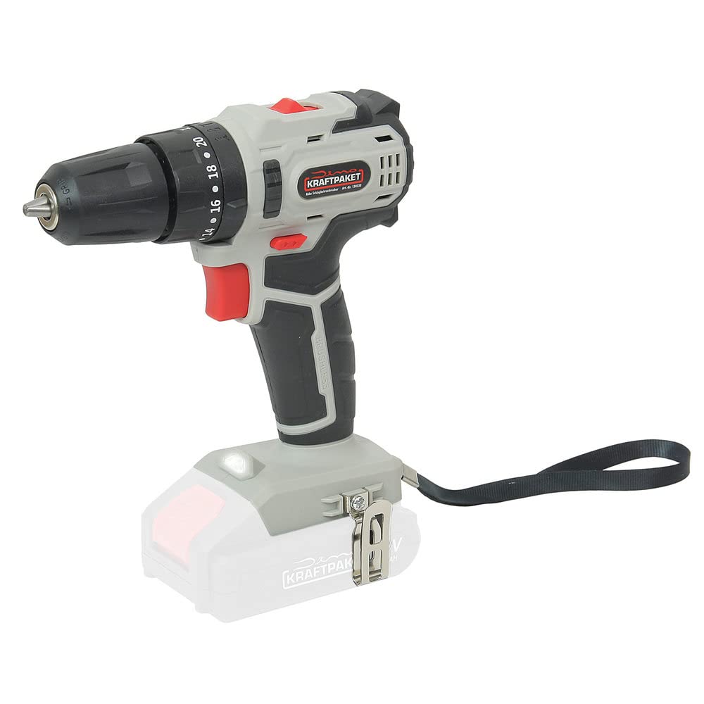 Дриль-шуруповерт Dino KRAFTPAKET 18V-45Nm Безщітковий Акумуляторний Ударний з 10 мм Безключовим Патроном, фото №1