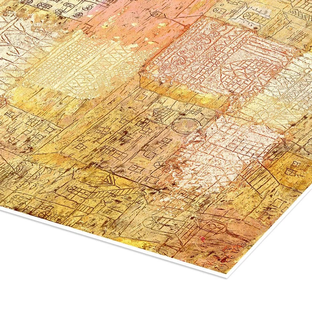 Постер Paul Klee in Florence 60 x 80 см Желтый, фото №3