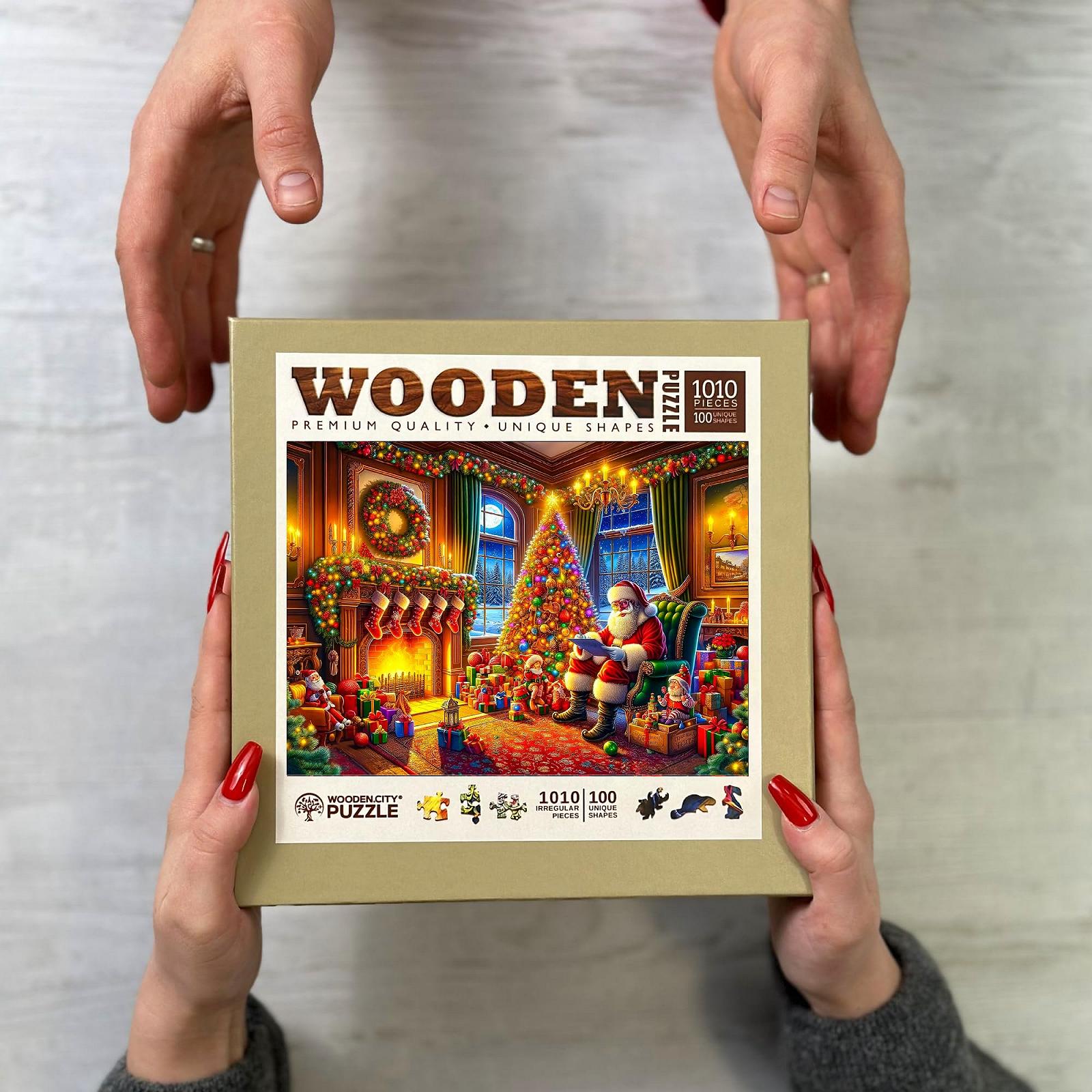 Пазл WOODEN.CITY The Magic of Christmas Eve 1000 деталей, фото №9