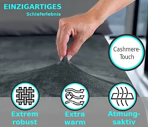 Простыня на резинке MALIKA
Премиум
Теплая
Кашемировое прикосновение
Джерси флис
Антрацит
180-200 x 200 см synthetic.ua - Фото 1