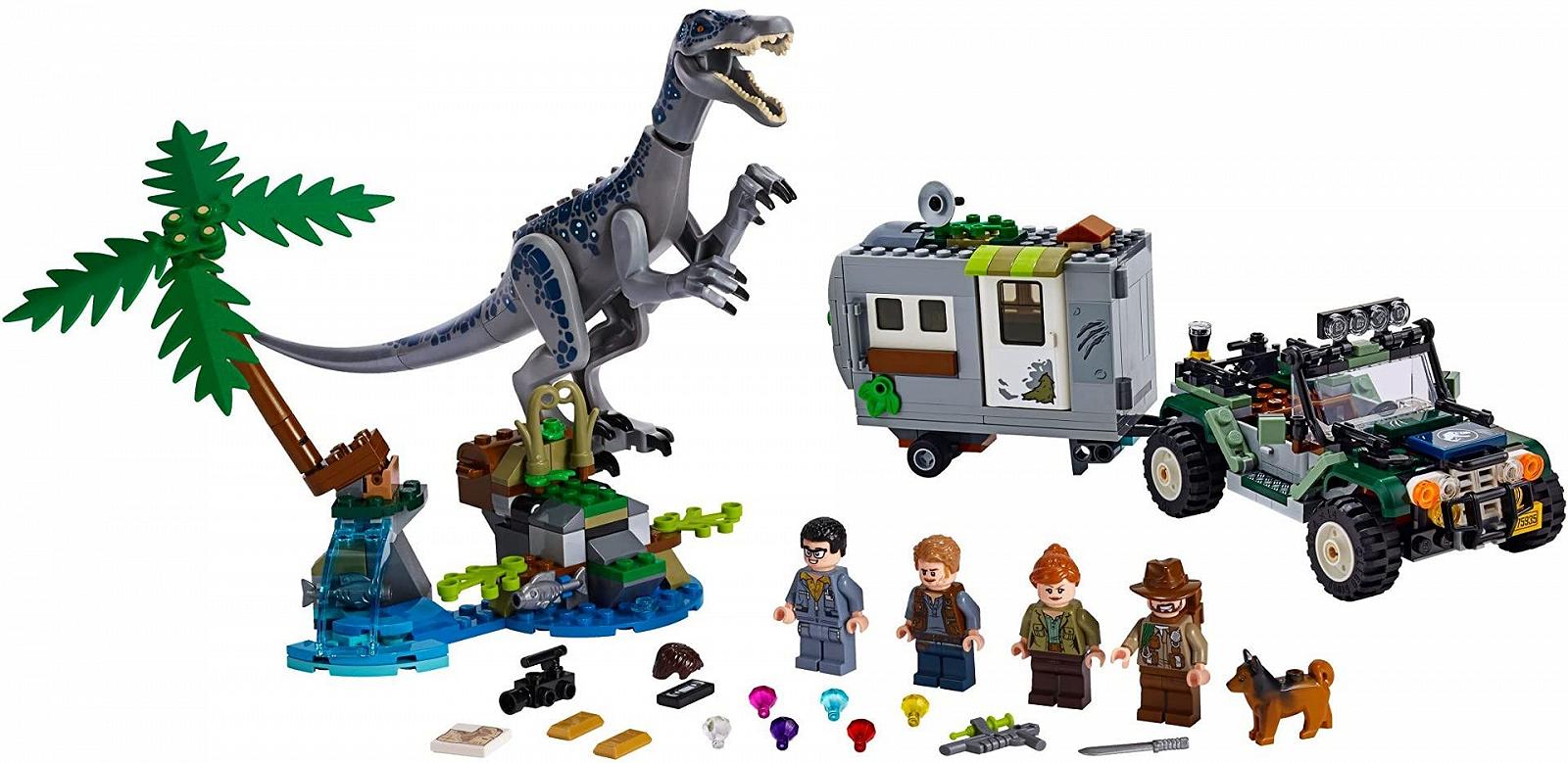 LEGO Jurassic World 75935 Набір для полювання за скарбами Baryonyx Force Fairs, фото №5
