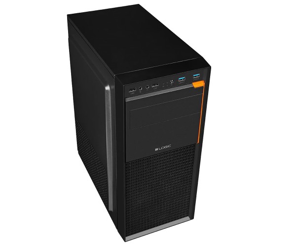 Корпус LogicConcept J23 USB 3.0x2+2.0x2 BLACK без БЖ ATX, фото №3