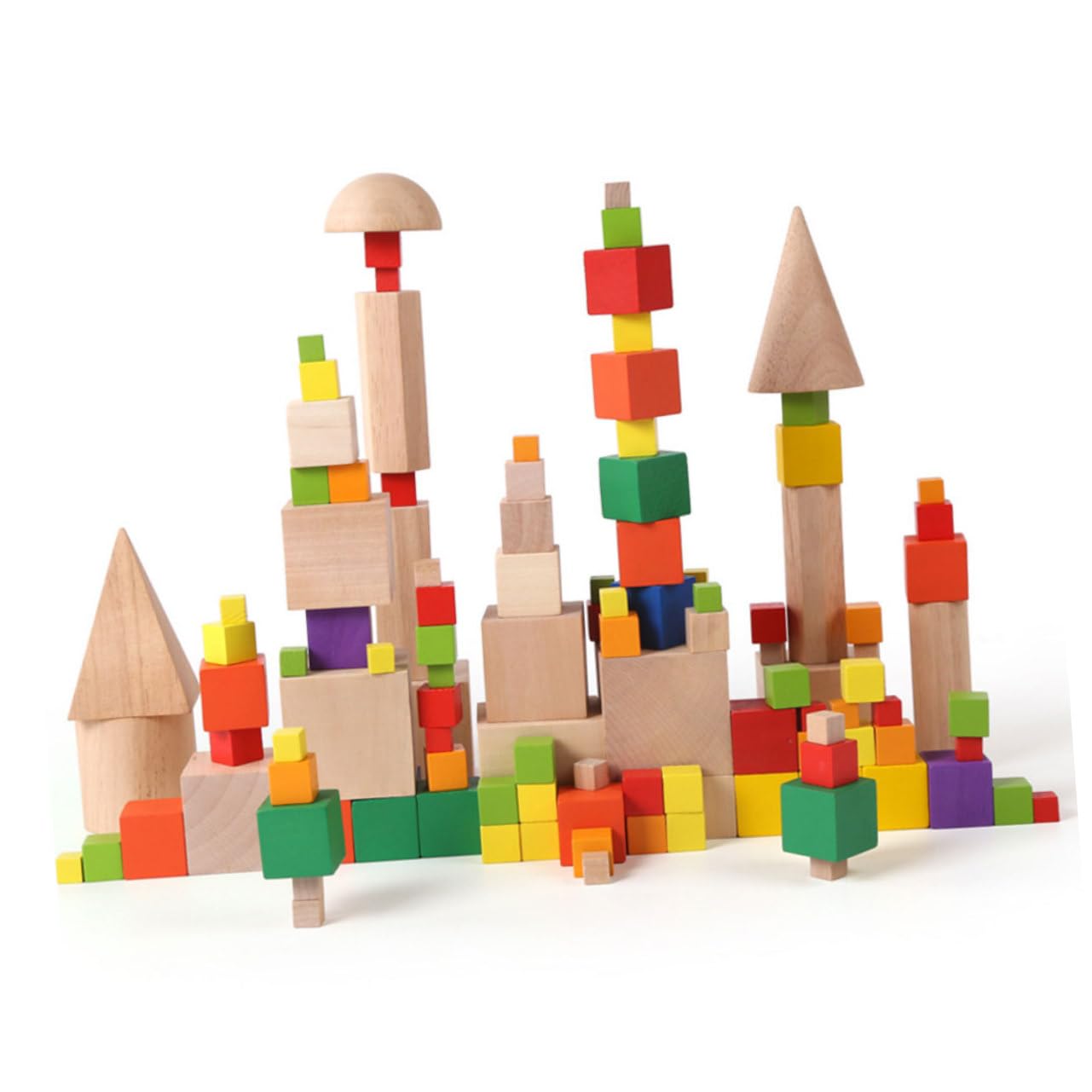 Блоки PHENOFICE Pack of 200 DIY Кольорові Кубики для Ремесел Дитячі Навчальні Порожні Куби Береза Бамбук, фото №8 Блоки PHENOFICE Pack of 200 DIY Кольорові Кубики для Ремесел Дитячі Навчальні Порожні Куби Береза Бамбук, фото №8