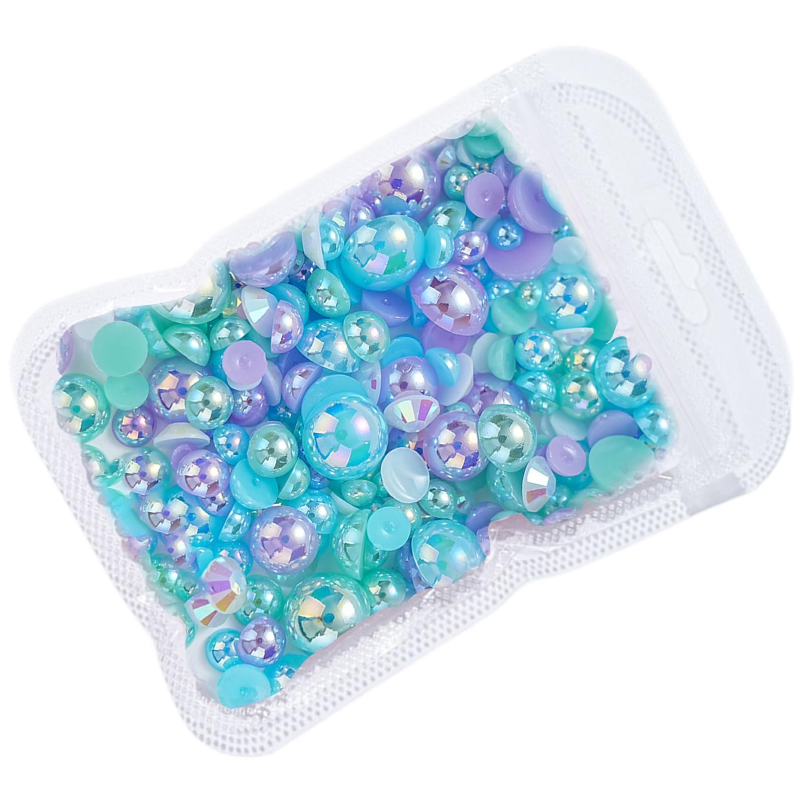 Полукруглые жемчужины для ногтей с плоской задней стороной, жемчужины для нейл-арта, подвески для ногтей, стразы для ногтей, украшения для ногтей, фото №4