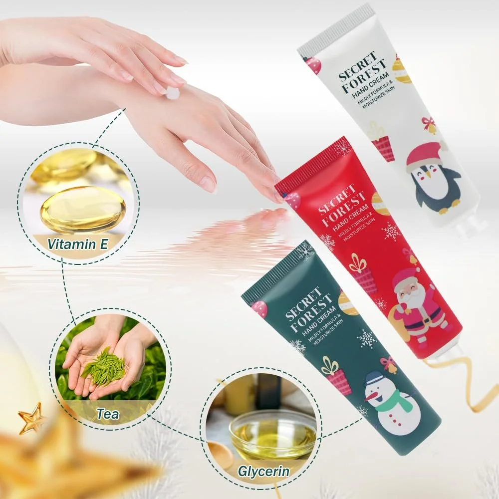Набір кремів для рук Cosy Christmas Trio Зволожуючий, фото №3