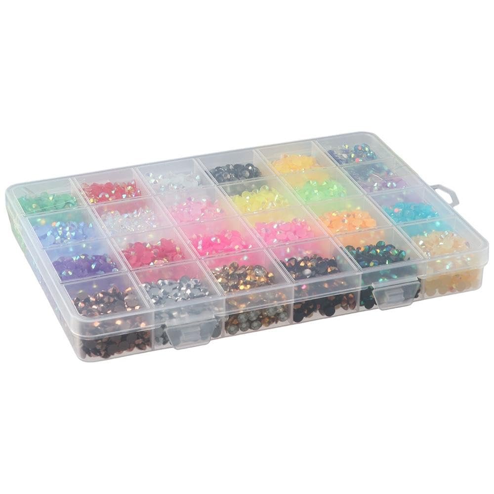 Стрази 5 mm-смола, 24 кольори, 12000 штЖелейні, Плоска задня частина, Різнокольорові зі смоли для DIY, фото №4