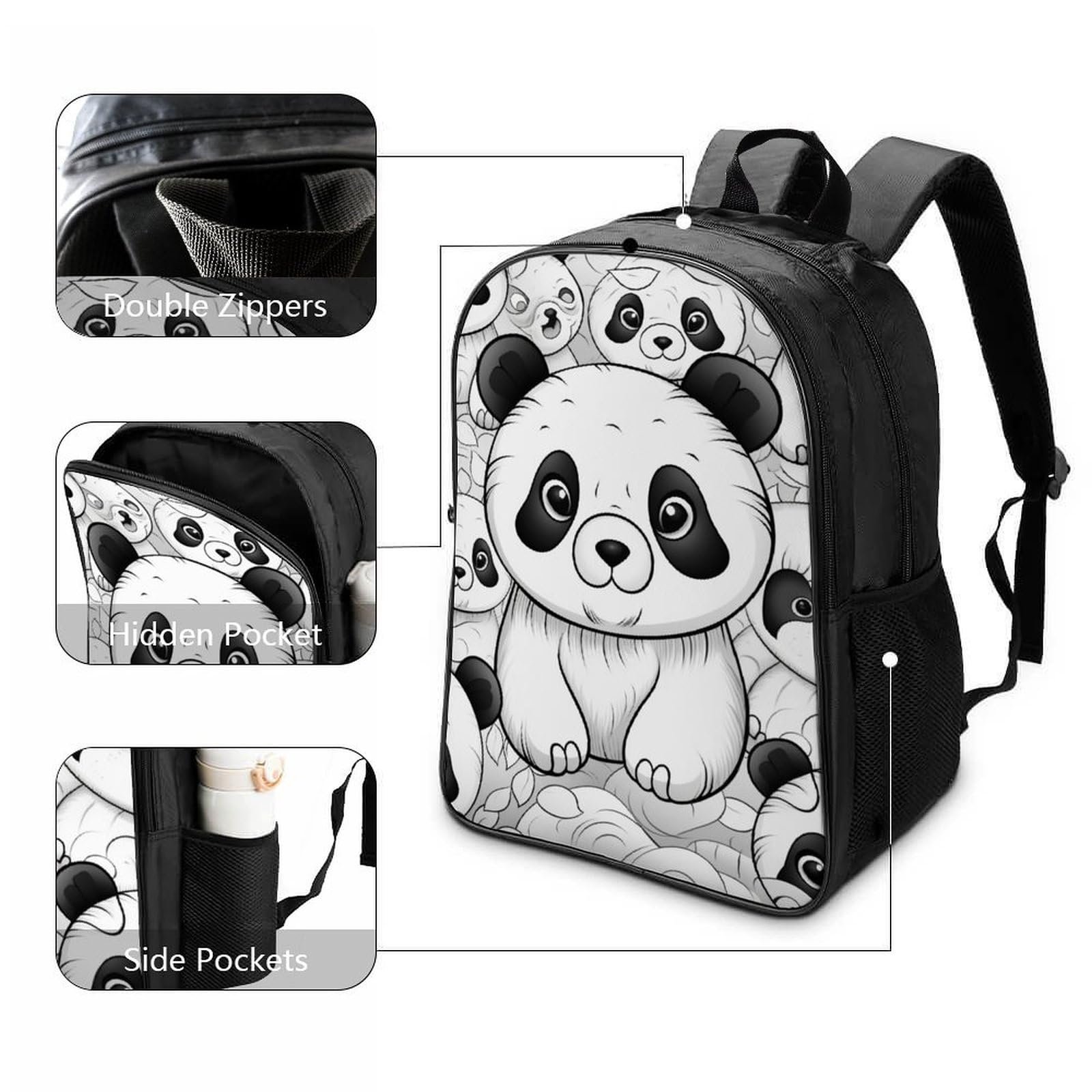 Рюкзак шкільний RSIUUODNF Bear 40x28x16см, фото №3