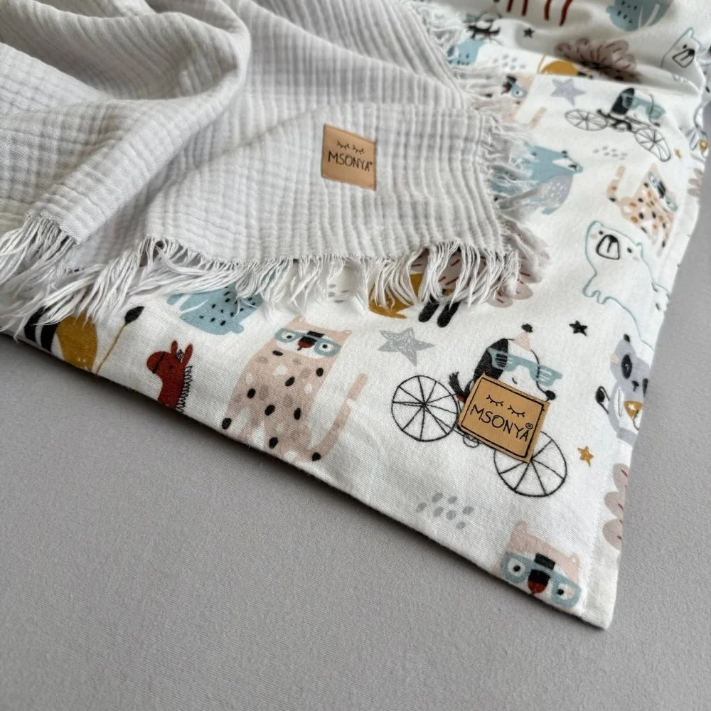 Комплект детского постельного белья для кроватки, фланель, 160 х 80, Собачки, фото №3