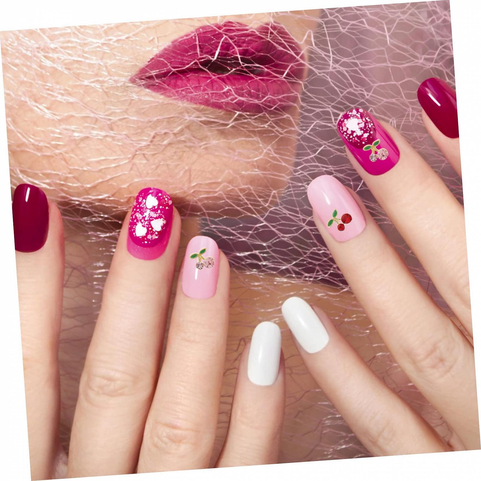 Прикраса для нігтів Вишня WOONEKY 36 шт., фото №7