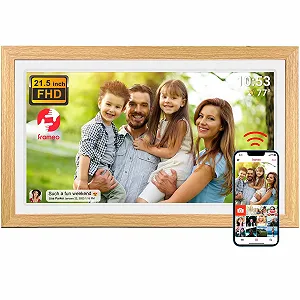 Цифровая фоторамка FRAMEO 21.5 дюйма 1920 x 1080 FHD IPS LCD Touch Screen Dual WiFi 32 GB Настенная - Фото 1