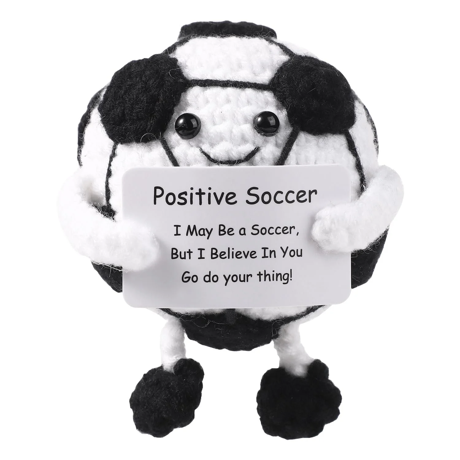 Игрушка TOYMIS Позитивный Вязанный Мяч Футбол, фото №1 Игрушка TOYMIS Позитивный Вязанный Мяч Футбол, фото №1