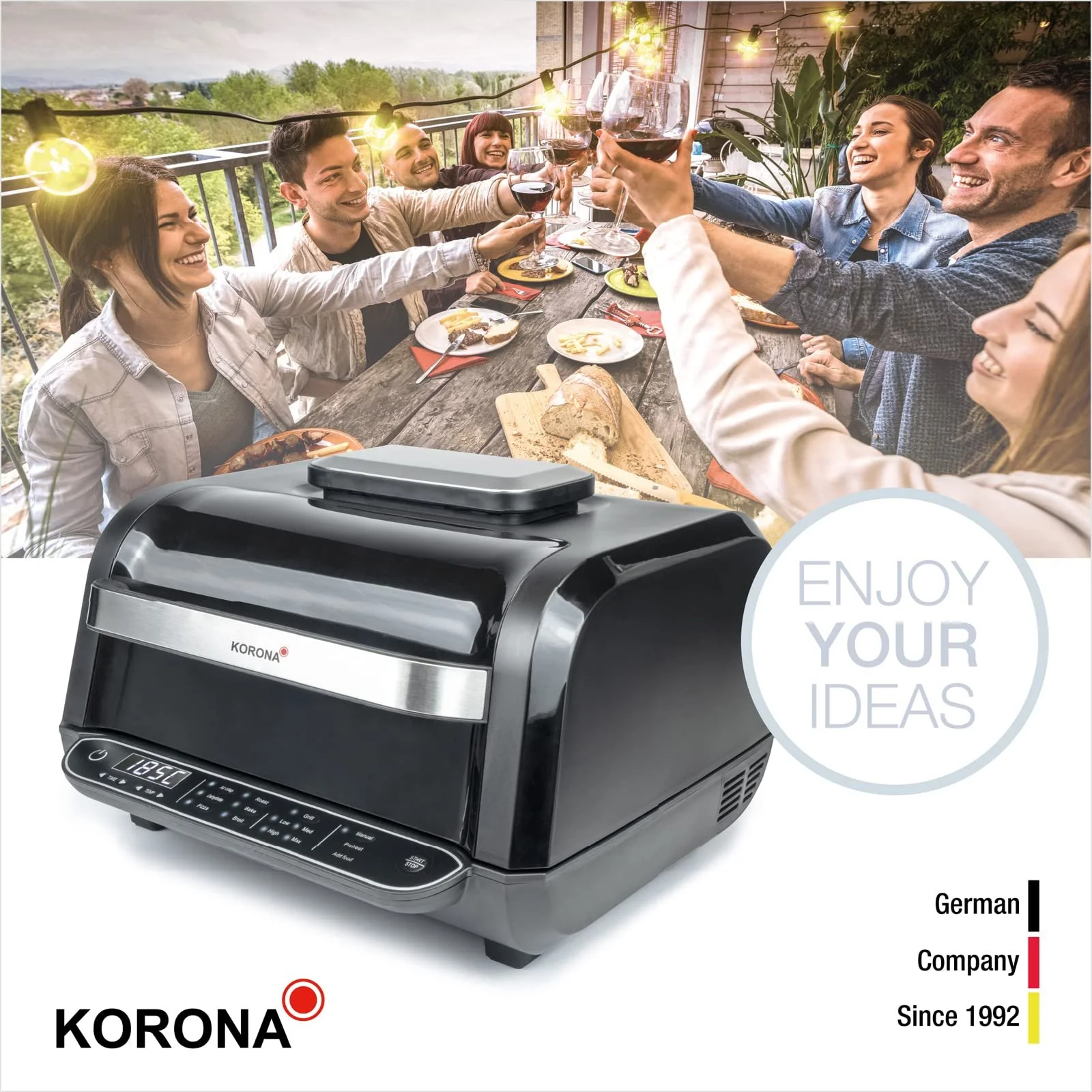 Мультифункціональний гриль Korona 46160 8-в-1 230°C, фото №3 Мультифункціональний гриль Korona 46160 8-в-1 230°C, фото №3