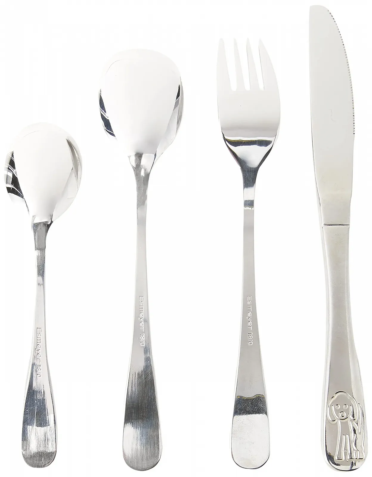 Набір дитячих столових приборів Bambino, без нікелю, фото №2 Набір дитячих столових приборів Bambino, без нікелю, фото №2