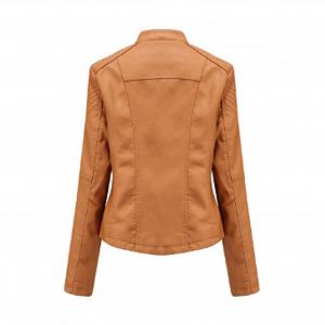 Куртка Мотоциклетна DISSA P6638 Жіноча Штучна Шкіра Приталена Блискавка Стійка Комір Коротка ціна на synthetic.ua - Фото 1 Куртка Мотоциклетна DISSA P6638 Жіноча Штучна Шкіра Приталена Блискавка Стійка Комір Коротка synthetic.ua - Фото 1