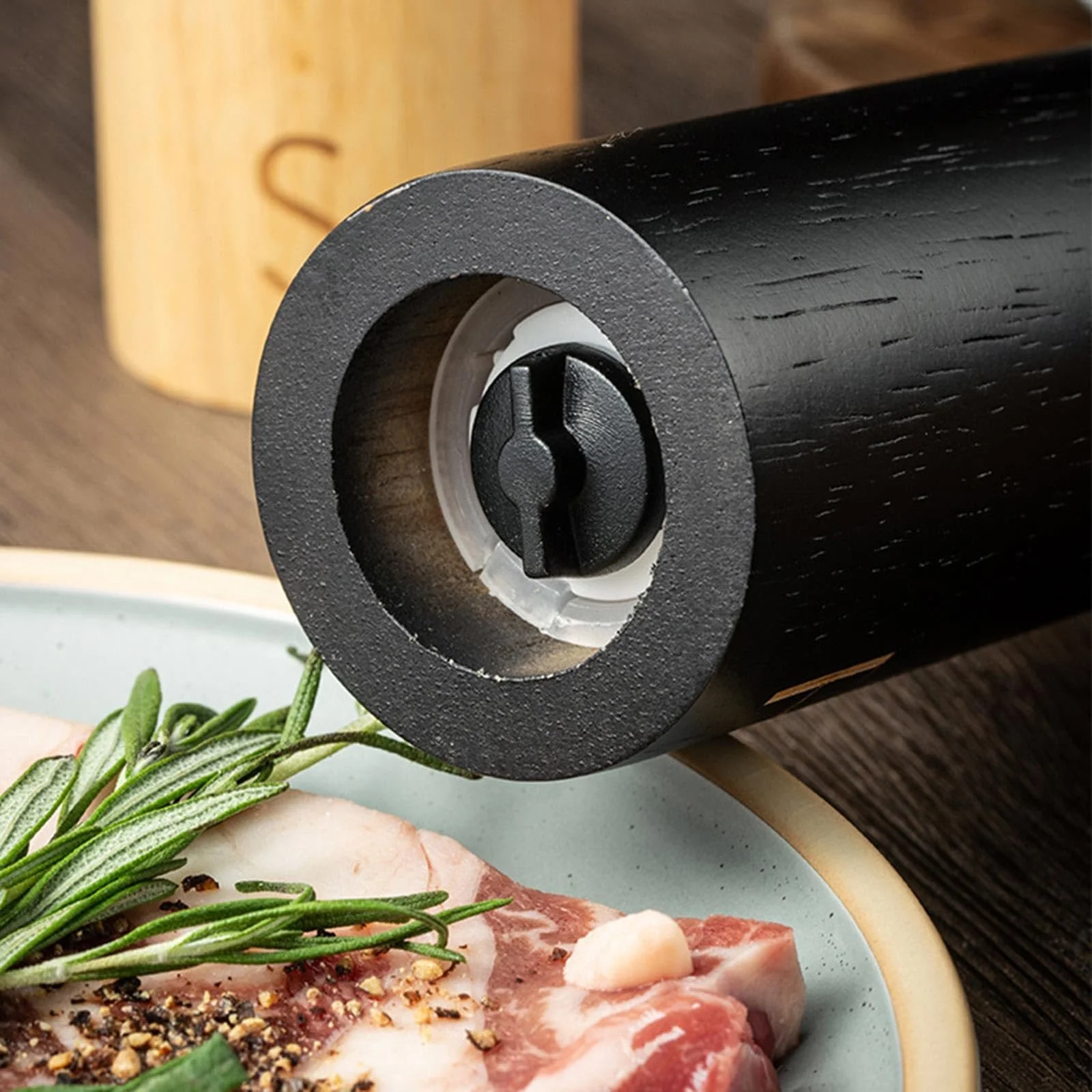 Мельница для соли и специй деревянная Praktisches Holz с регулируемым керамическим механизмом помола, фото №3