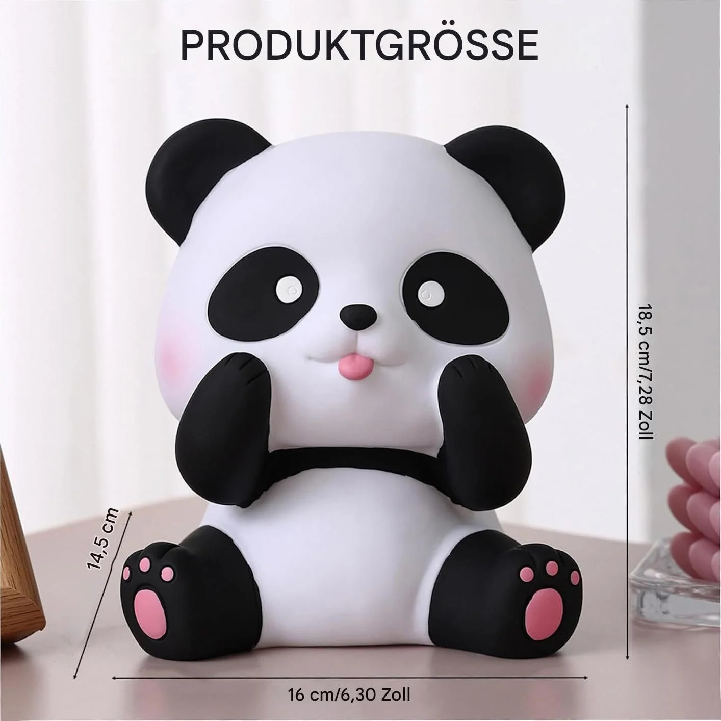 Скарбничка Panda Piggy Bank Панда 18 см, фото №5