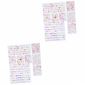 Стразы Акриловые Lurrose 18 листов для творческих проектов - Фото 1