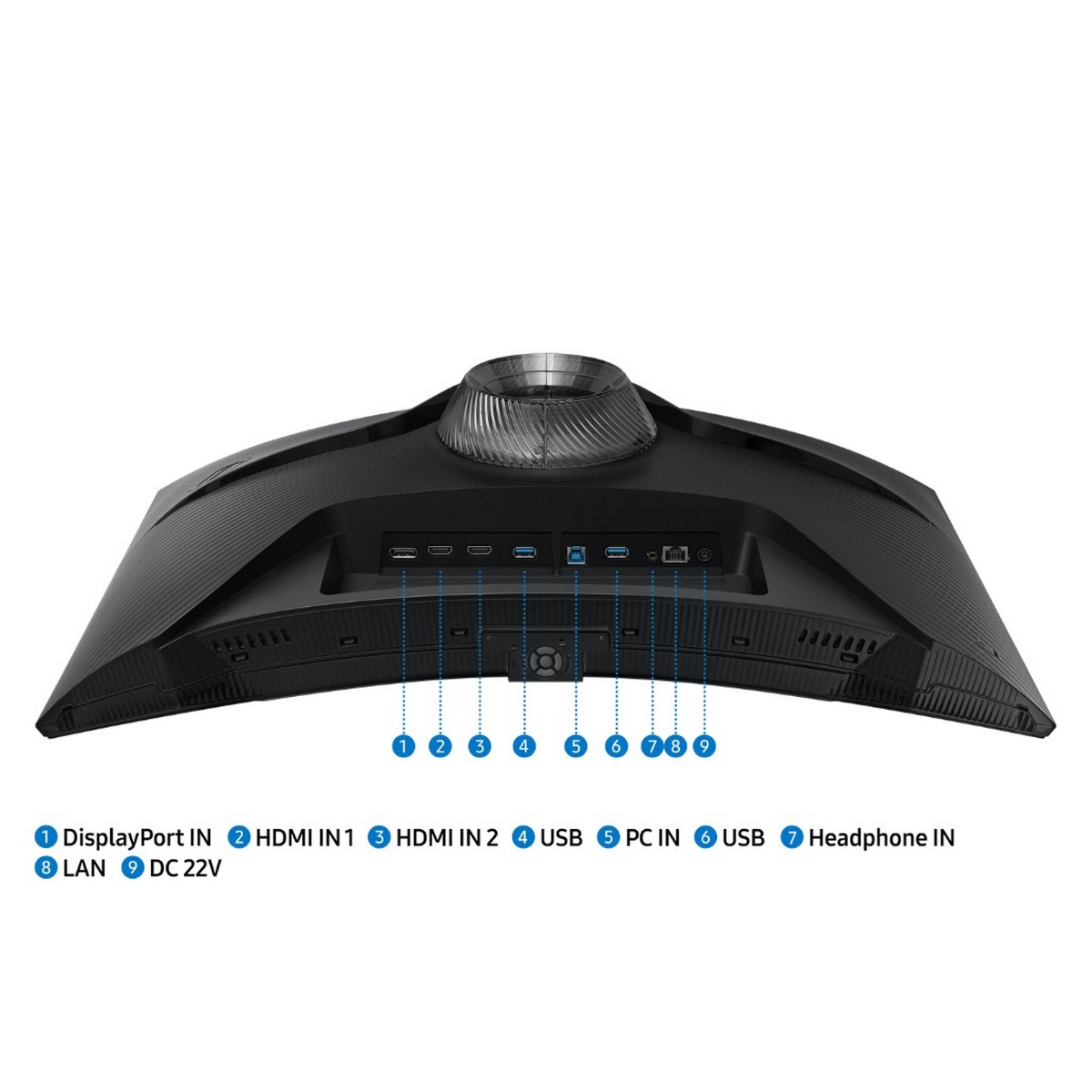 Монітор Samsung 27" Odyssey G6 27BG65 HDMI DP USB VA 2560x1440 240Hz 1ms CURVED, фото №5