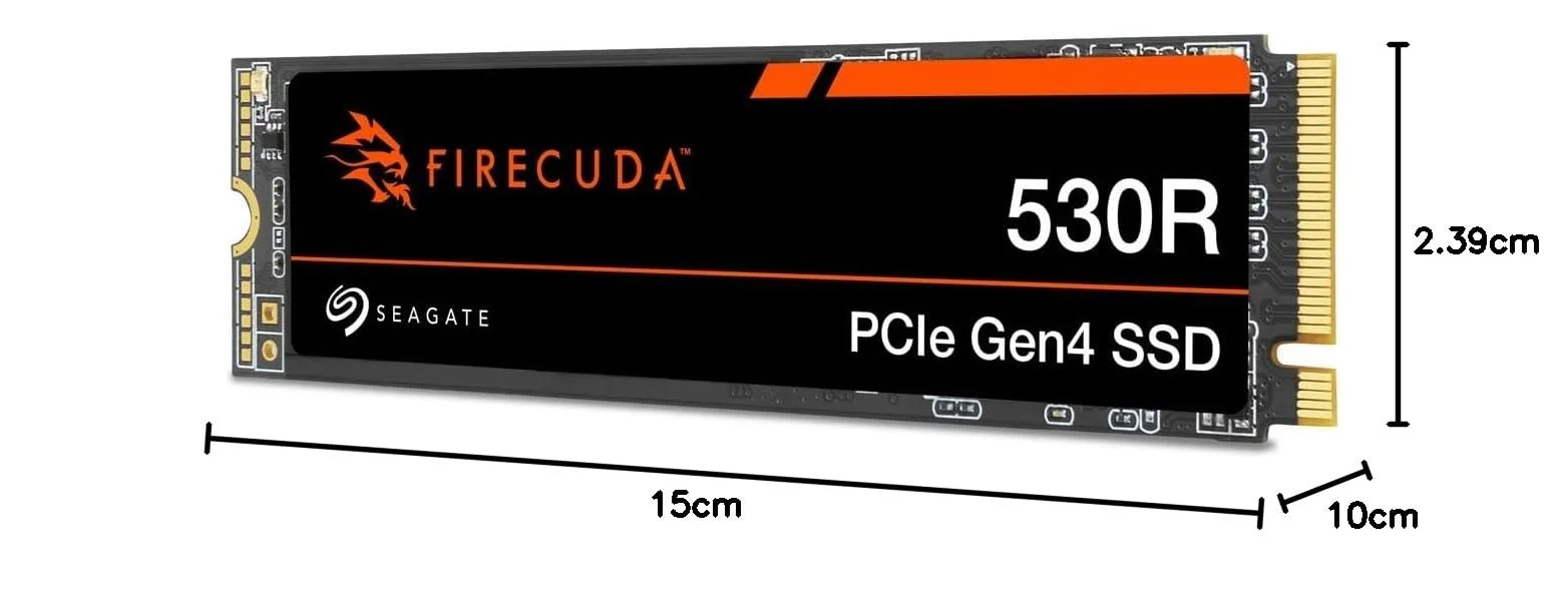 SSD Seagate FireCuda 530R ZP4000GM3A063 4 ТБ NVMe M.2 PCIe Gen4 x 4 7400 МБ/с 3D TLC NAND 5050 TBW, фото №11